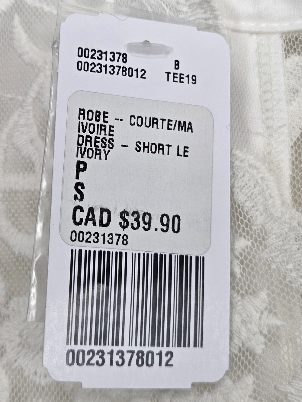 Forever 21 White Lace Long-Sleeve Keyhole Back Dress - Picture 10 of 10